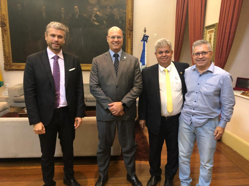   Prefeito Rodrigo Drable participa de reunião com governador Wilson Witzel