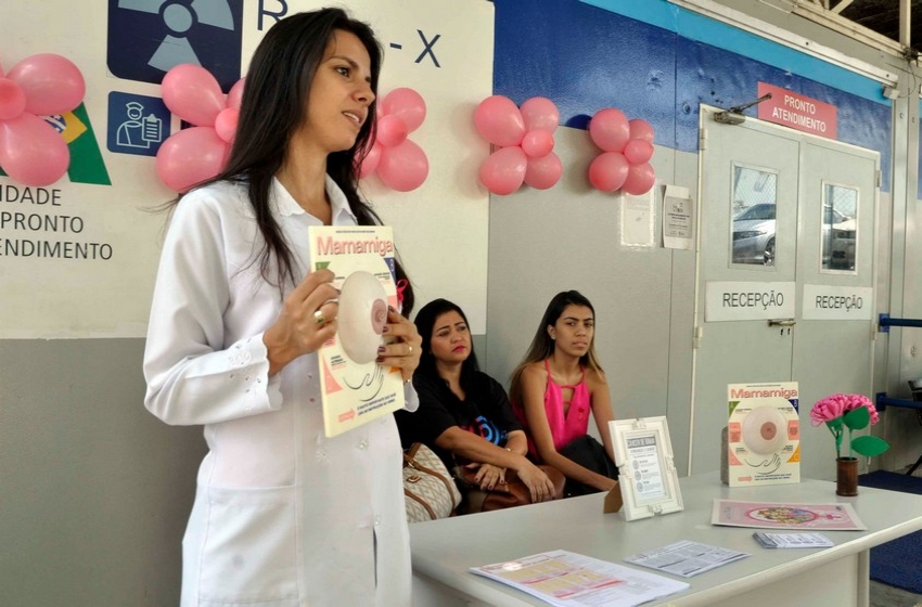 Paimsca reforça prevenção e diagnóstico precoce do câncer de mama e de colo de útero na UPA