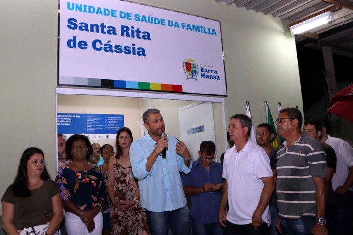 Prefeitura de Barra Mansa inaugura Unidade de Saúde da Família em Santa Rita de Cássia