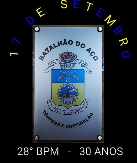O 28º da Polícia Militar completa 30 anos de sua fundação neste dia 17 de setembro