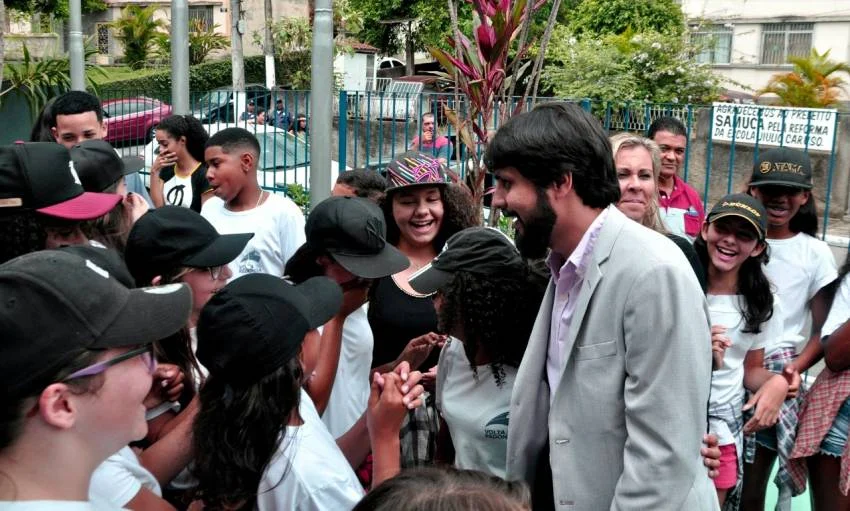 Escola Municipal Doutor Jiulio Caruso entrega da Reforma