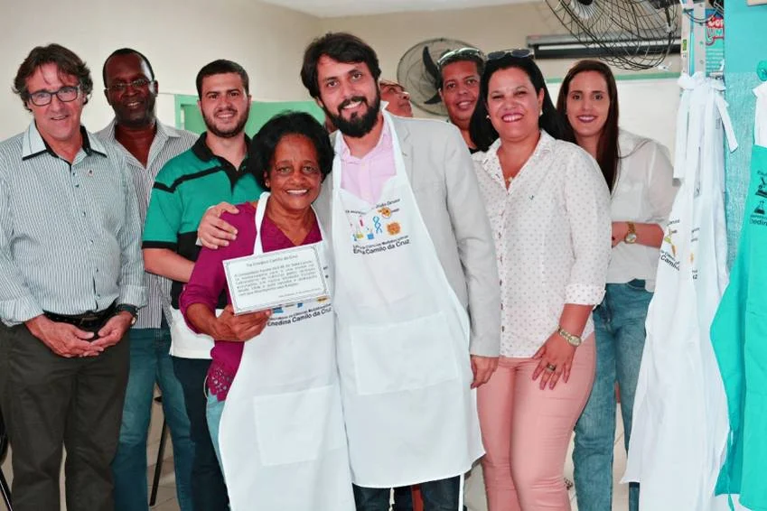 Escola Municipal Doutor Jiulio Caruso entrega da Reforma