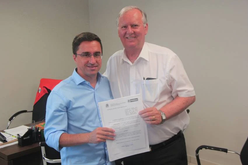 Prefeito de Pinheiral Ednardo com Rotary Internacional