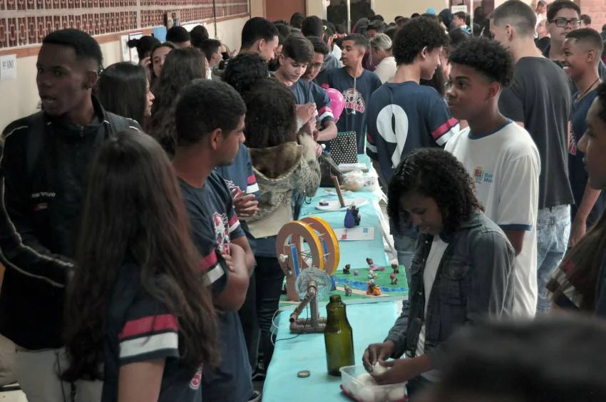 Feira de ciências no CEI em Barra Mansa