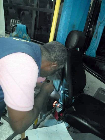 Ordem Pública de Barra Mansa, fiscalização de ônibus.