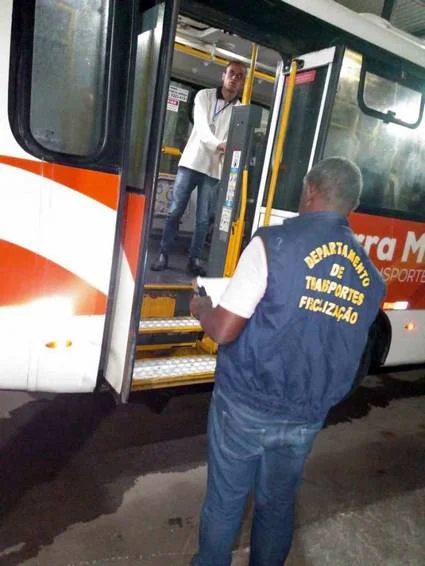 Ordem Pública de Barra Mansa, fiscalização de ônibus.