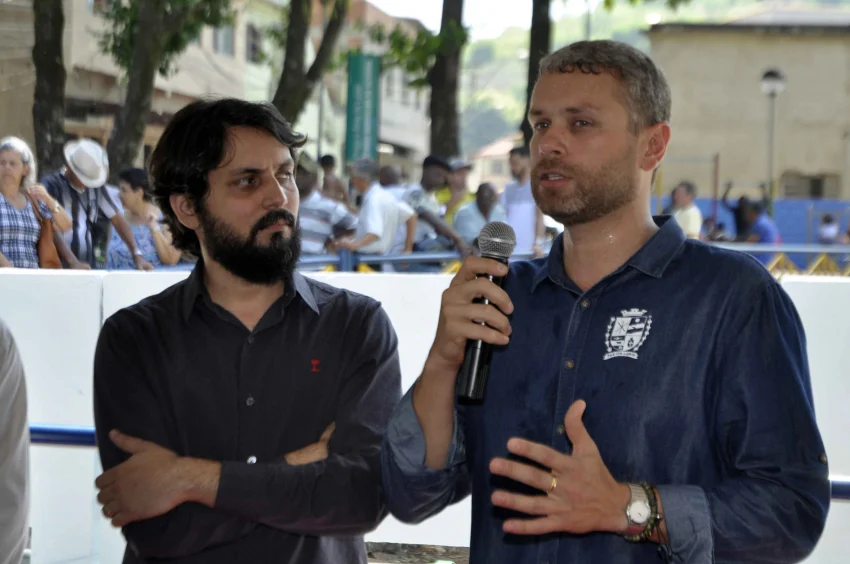 Inauguração da Ponte do Bairro Vila Elmira, parceria das Prefeituras de Barra Mansa e Volta Redonda