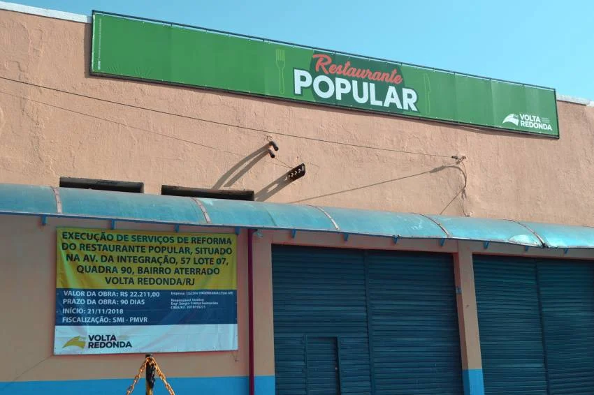 O Novo Restaurante Popular de Volta Redonda