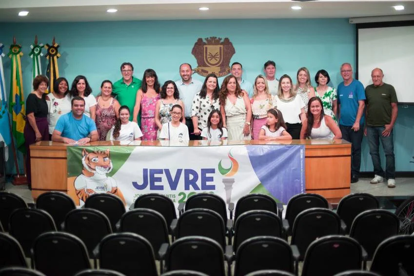 Concurso de desenho do Mascote do Jevre 2018, cerimônia de entrega dos prêmios.