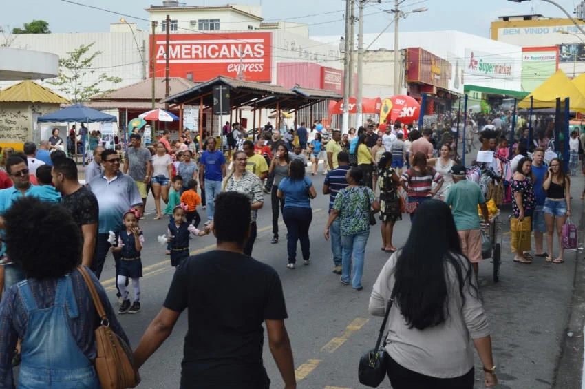 Rua de Compras em Volta Redonda