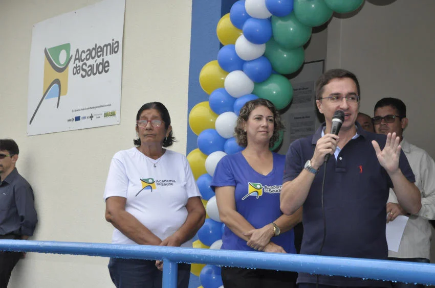 Reabertura da Academia da Saúde do bairro Três Poços
