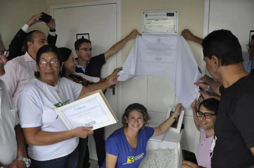 Reabertura da Academia da Saúde do bairro Três Poços