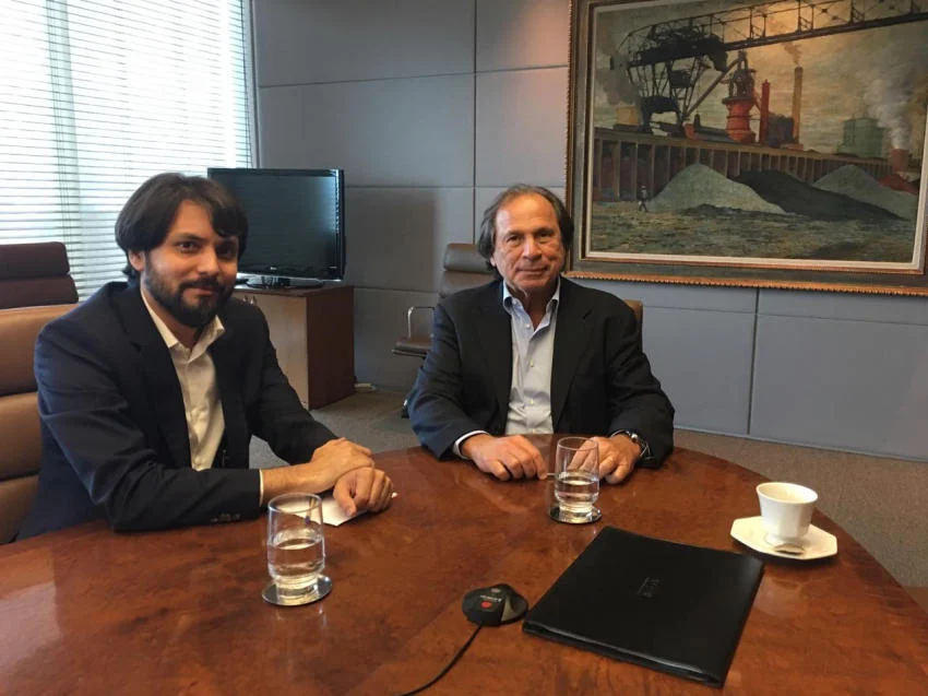 Reunião Samuca Silva e Benjamin Steinbruch