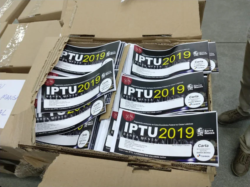 Barra Mansa inicia entrega de carnês do IPTU nesta quarta-feira, dia 27