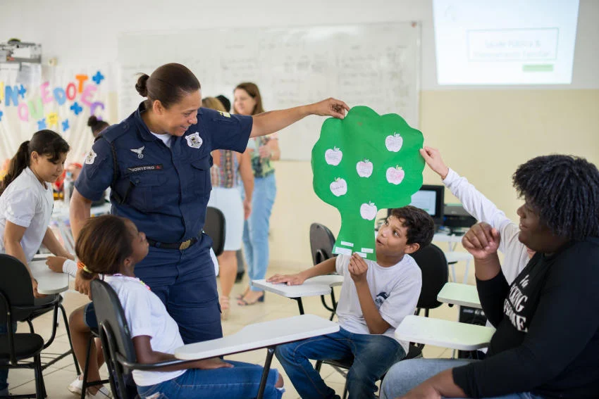 Mais uma aula do projeto Guarda Mirim acontece em Volta Redonda