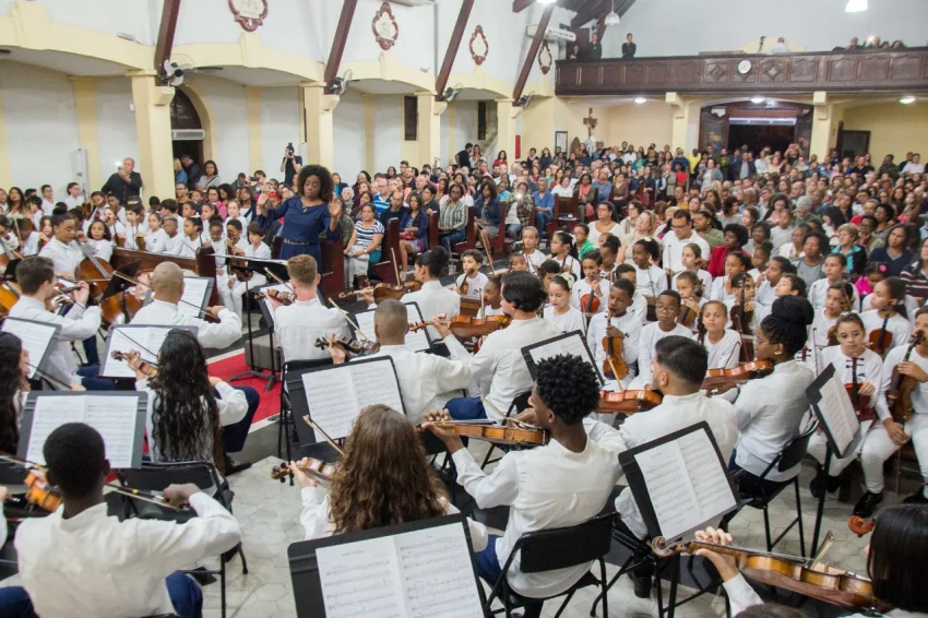 Igreja Santa Cecília recebe ‘Música nas Igrejas’ do projeto Volta Redonda Cidade da Música