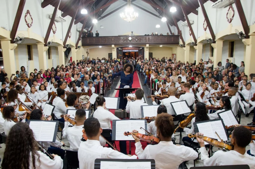 Igreja Santa Cecília recebe ‘Música nas Igrejas’ do projeto Volta Redonda Cidade da Música