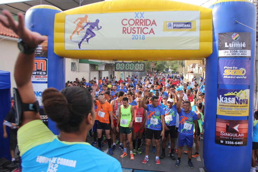 Faltam poucas vagas para a XXI Corrida Rústica de Pinheiral.