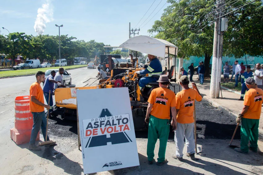 Volta Redonda lança projeto ‘Asfalto de Volta’