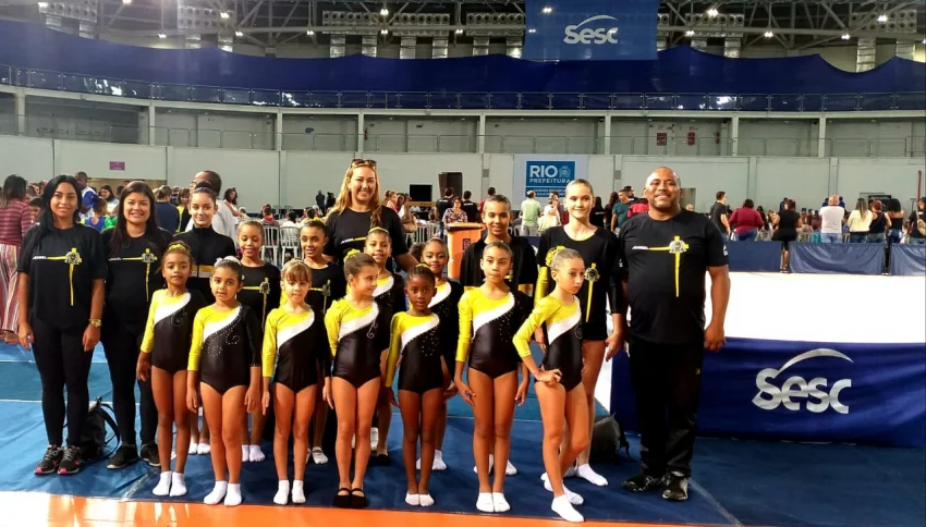 Equipe de ginástica de Volta Redonda conquista quatro medalhas na Arena Carioca 3 do Rio de Janeiro