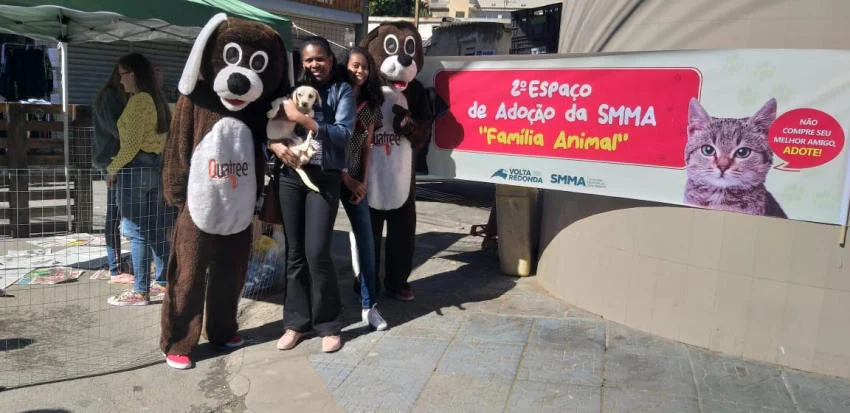 Feira de adoção animal acontece neste sábado durante Rua de Compras