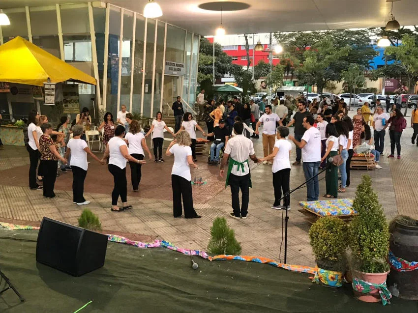 Atividades culturais e artísticas movimentaram o primeiro dia do III Festival de Economia Solidária de Volta Redonda