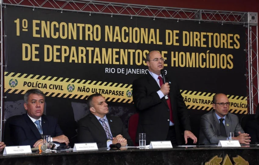Governador participa de encontro com diretores de Departamentos de Homicídios do país