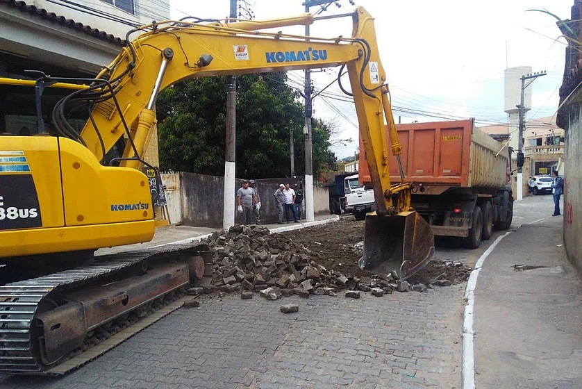 Barra Mansa inicia obras em trecho da Rua Albo Chiesse