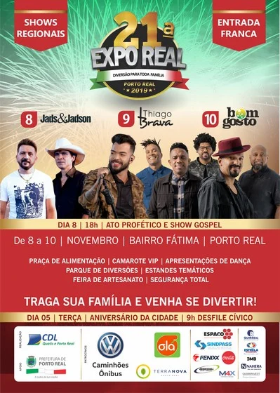 21ª Expo Real acontece dias 8,9 e 10 de novembro