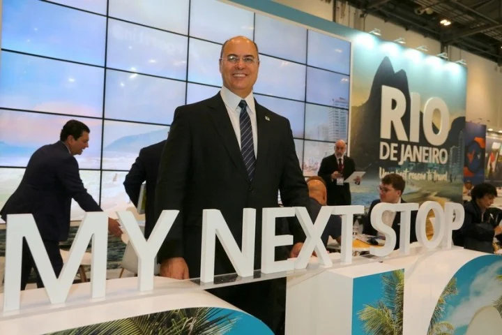 Governador inaugura estande do Rio de Janeiro em feira de turismo em Londres