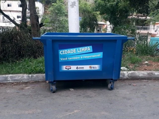 Saae-BM instala 200 novos contêineres de lixo em Barra Mansa