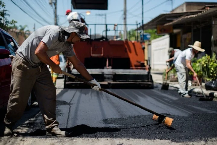Volta Redonda conclui primeira fase de recapeamento asfáltico no bairro Retiro