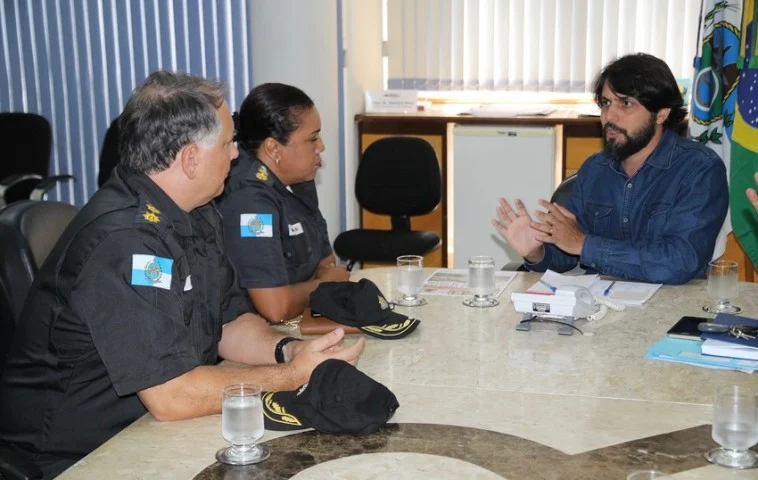 Samuca recebe nova comandante do 28º Batalhão da Polícia Militar