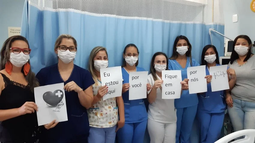 Profissionais da saúde de Pinheiral pedem colaboração da população no combate ao Covid-19