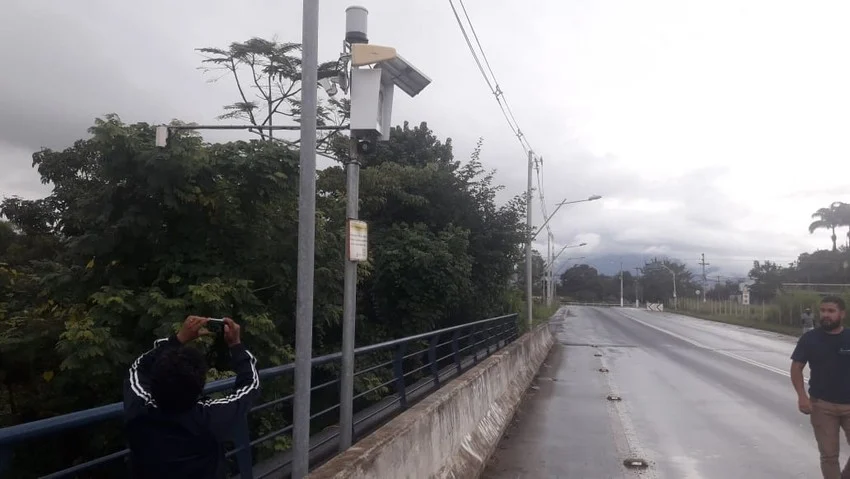 Estação hidrológica passa por manutenção em Resende