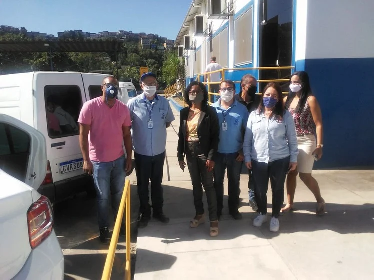 Prefeita interina Fátima Lima se reúne com representantes do Saae BM
