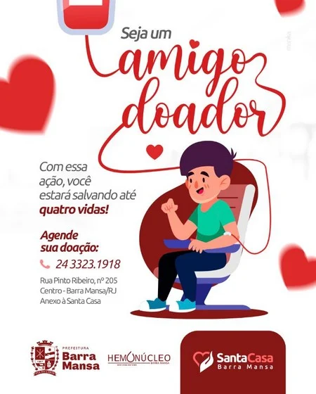 Santa Casa lança desafio Bora doar Barra Mansa