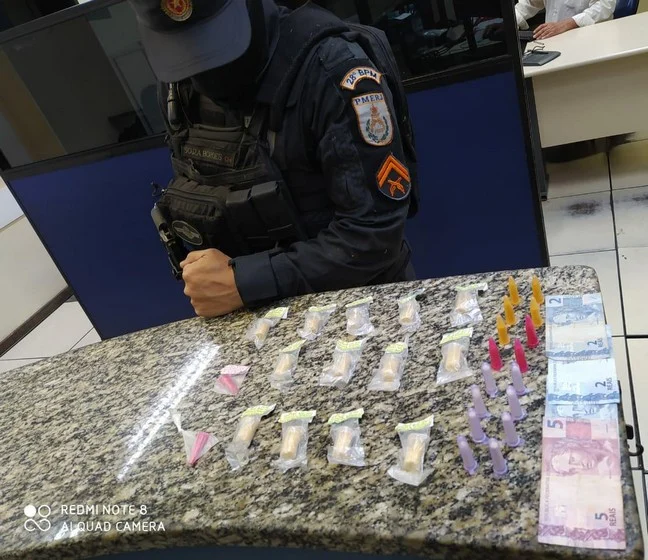 Apreensão por tráfico de drogas em Barra Mansa