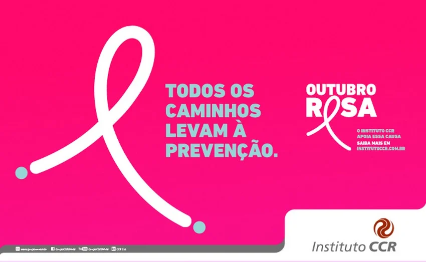 Instituto CCR e CCR NovaDutra apoiam o Movimento Outubro Rosa
