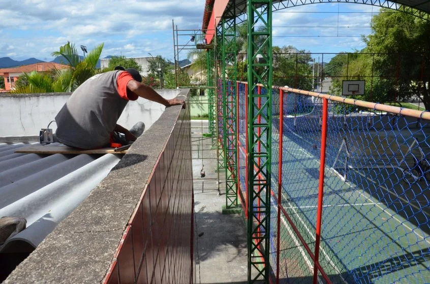 Prefeitura segue com processo de revitalização de espaços esportivos