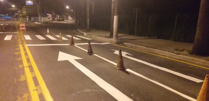 Bairro Voldac recebe revitalização na sinalização viária
