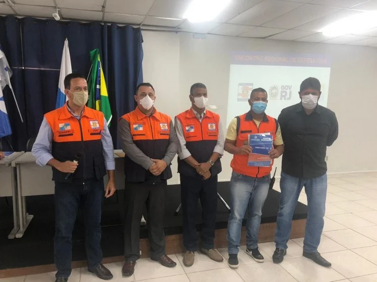 Defesa Civil de Porto Real participa de evento em Volta Redonda