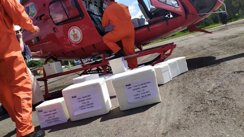 Volta Redonda recebe 2.160 doses da vacina contra Covid-19