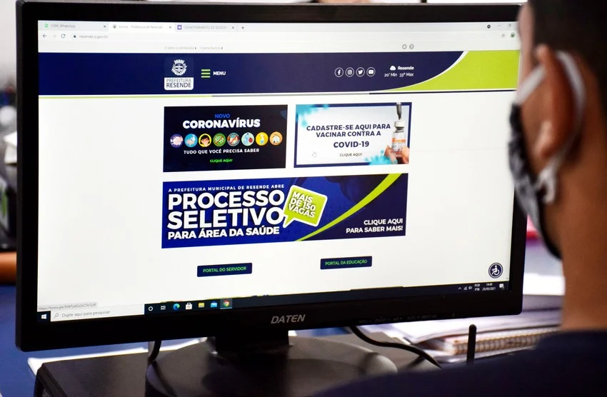 Cadastramento para vacina contra covid deverá ser feito pelo site da prefeitura de Resende