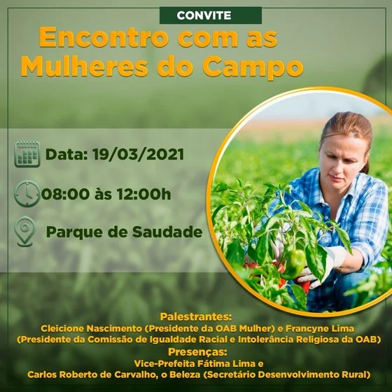 Prefeitura de Barra Mansa realiza encontro com as ‘Mulheres do Campo’