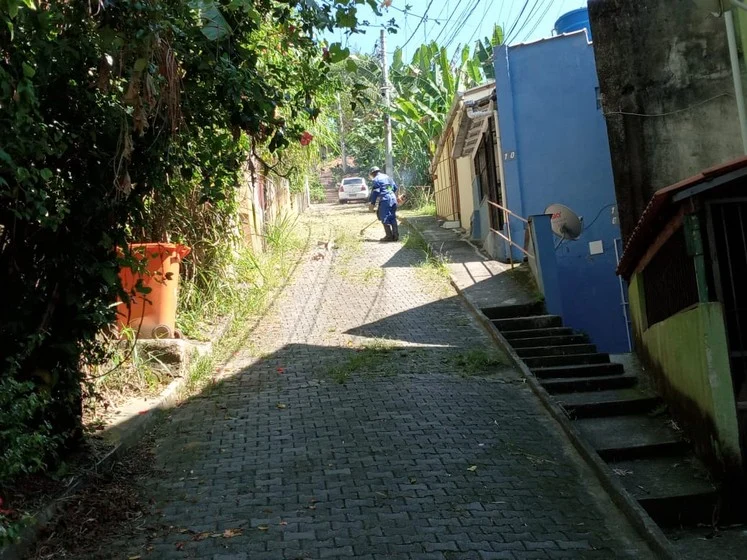 Saae Barra Mansa segue realizando serviços de sanitização e limpeza por toda cidade