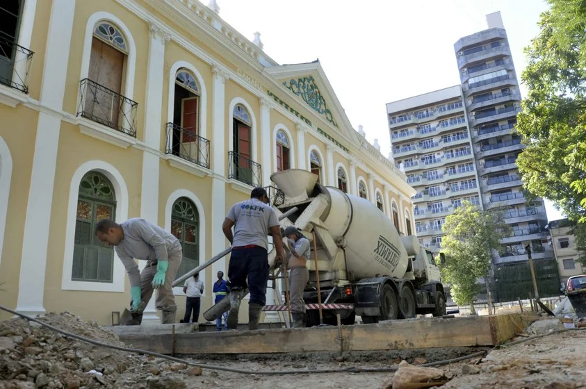 Obras do Palácio Barão de Guapy entram em fase final