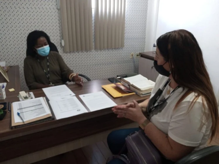 Vice-prefeita Fátima Lima acompanha retomada do Programa Saúde nas Escolas em Barra Mansa