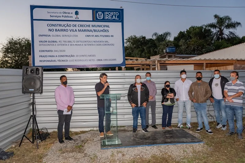 Porto Real retoma construção de creche no bairro Bulhões