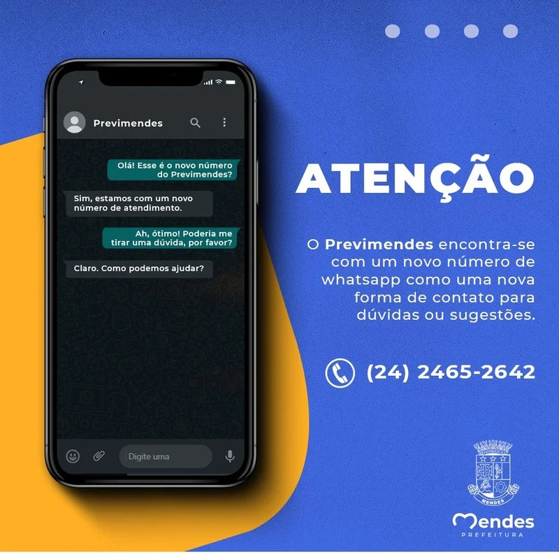 PreviMendes com novo número